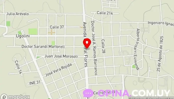 mapa de Papeleria Los Ukeleles Papelería en Minas