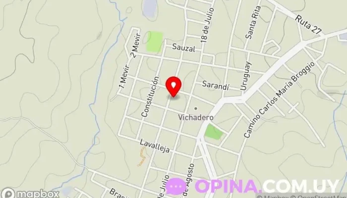 mapa de Papelería Mi Rinconcito Tienda de artesanías en Vichadero