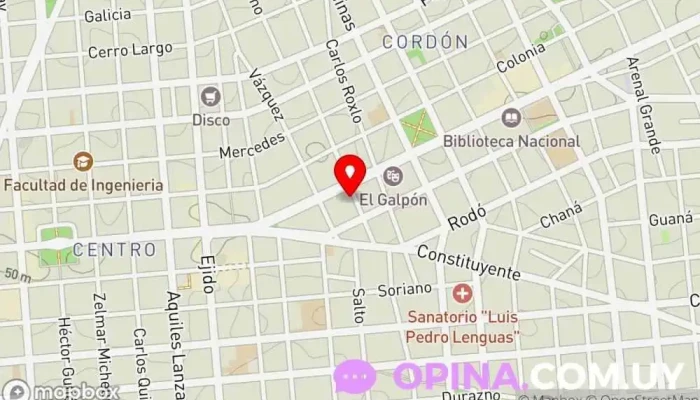 mapa de Papelería MI UNIVERSO Papelería en Montevideo