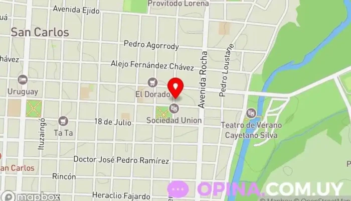 mapa de Papeleria Papelino Diseñador gráfico en San Carlos