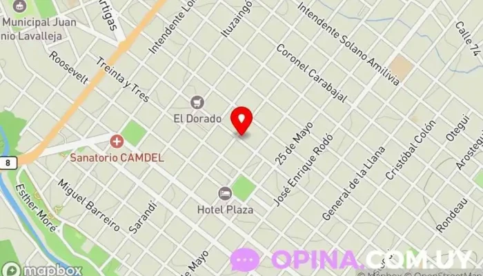 mapa de Papeleria Rayuela Papelería en Minas