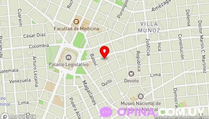 mapa de Papeleria Sarandi 