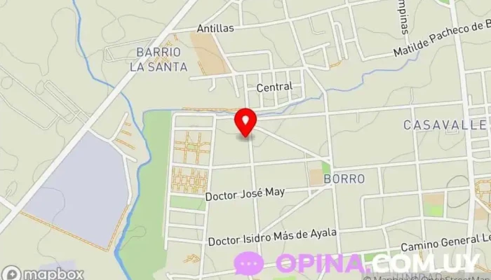 mapa de Papelería SM decoraciones Tienda de suministros para fotocopias en Montevideo