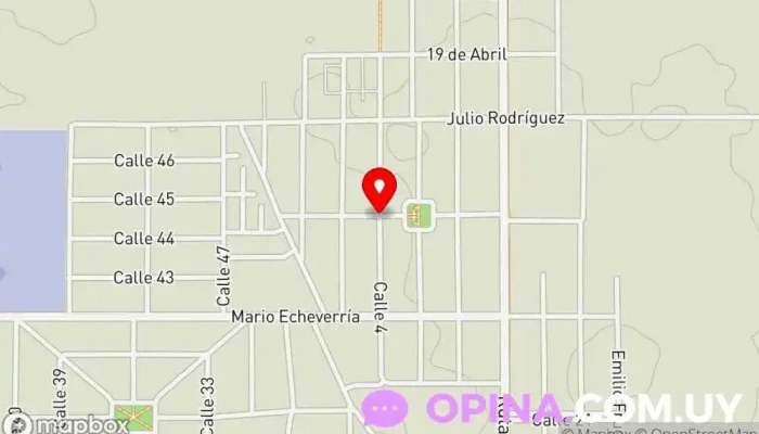 mapa de Papelería y Juguetería Facu Papelería en Juan L. Lacaze