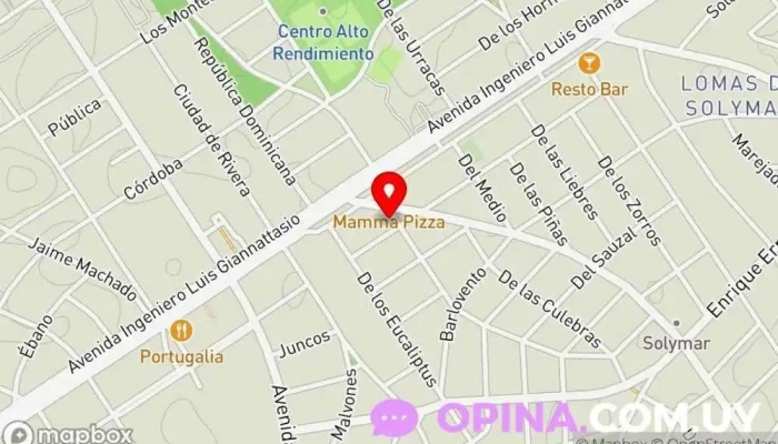 mapa de Papelería y Juguetería 