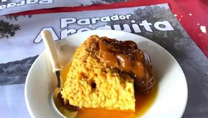 Parador Arequita:  Flan - Restaurante de comida rápida