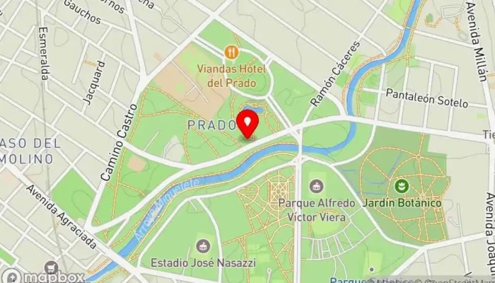 mapa de Parador del Prado Restaurante en Montevideo