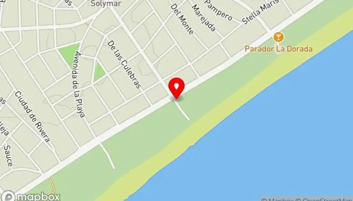 mapa de Parador La Dorada Cervecería en Ciudad de la Costa