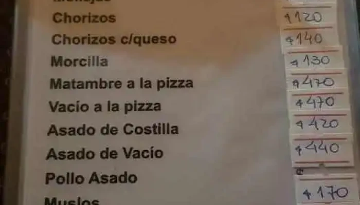 Parrilla La 999:  Menu - Restaurante