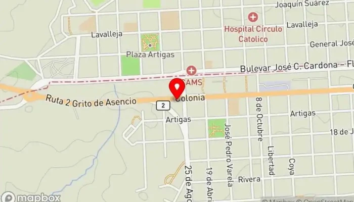 mapa de Parrillada El Galpon Restaurante en Florencio Sánchez