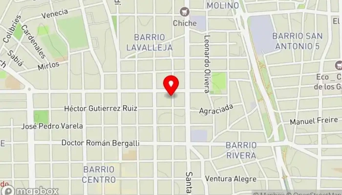 mapa de Parrillada El Gordo Rocha Restaurante en Maldonado