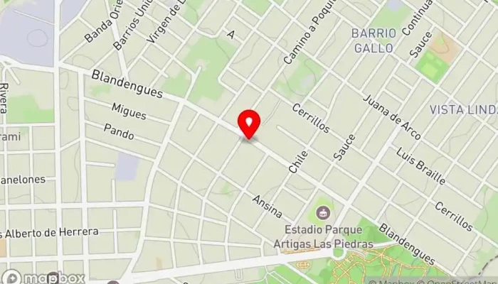 mapa de Parrillada Jamg Parrilla en Las Piedras