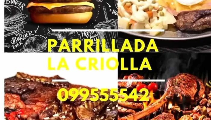 Parrillada La Criolla:  Menu