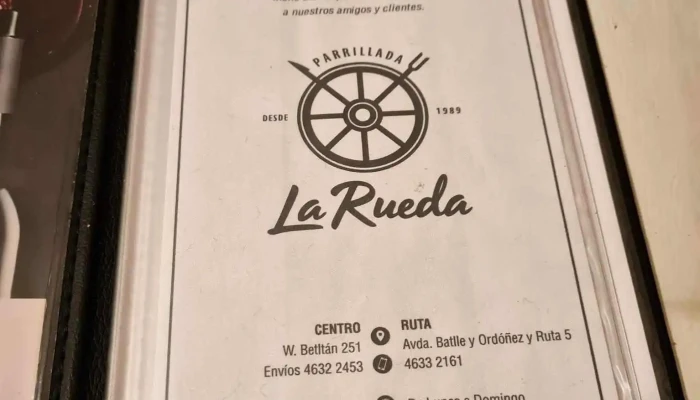 Parrillada La Rueda:  Menu - Parrilla