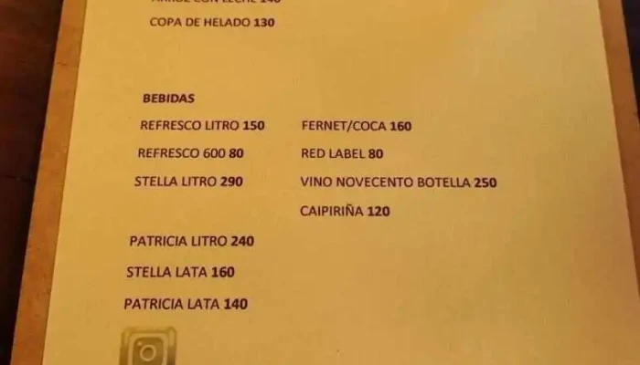 Parrillada La Ruta:  Menu - Parrilla