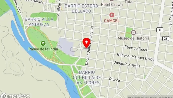 mapa de Parrillada lo de Marce Zona de restauración en Melo