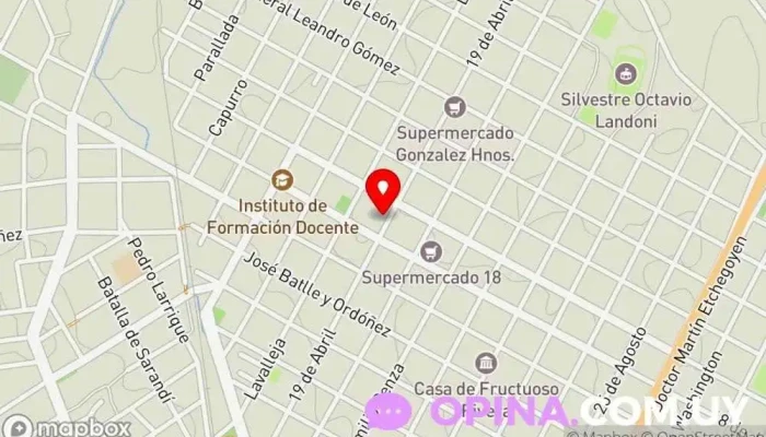 mapa de Patio Sarandí Hotel en Durazno