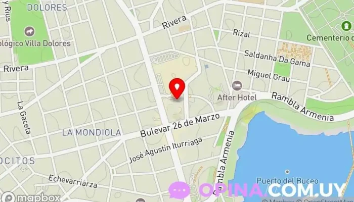 mapa de Patricia Campiglia Inmuebles Agencia inmobiliaria en Montevideo