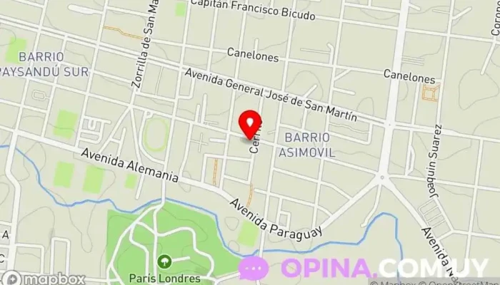 mapa de Paysur 2  en Paysandú