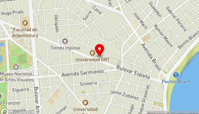 mapa de Peperoncino Restaurante en Montevideo