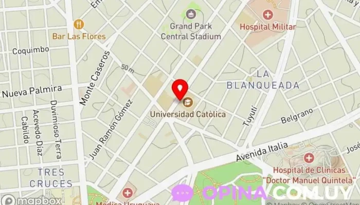 mapa de Pérdidas en Narnia Jardín de infancia en Montevideo