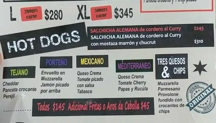 Perez Menu