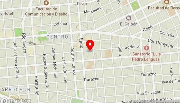 mapa de Piazza Italia Pizzería en Montevideo