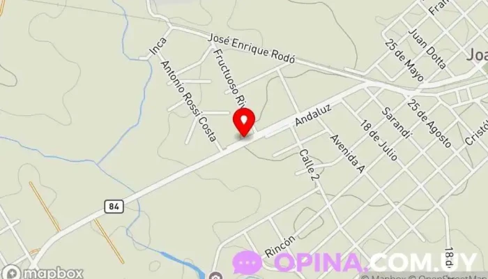 mapa de Pigmento estudio de maquillaje Academia de estética en Joaquín Suárez