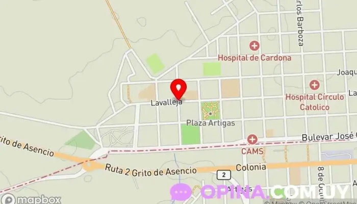 mapa de Pilateslf Boutique de Bienestar Fisioterapeuta en Cardona