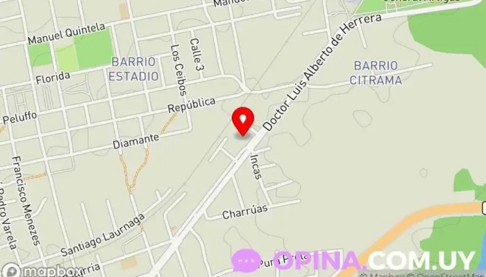 mapa de Pista de Práctica Academia de Choferes de la Plaza Escuela en Pando