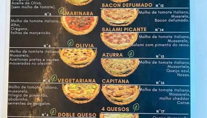 Pizza Birra Menu