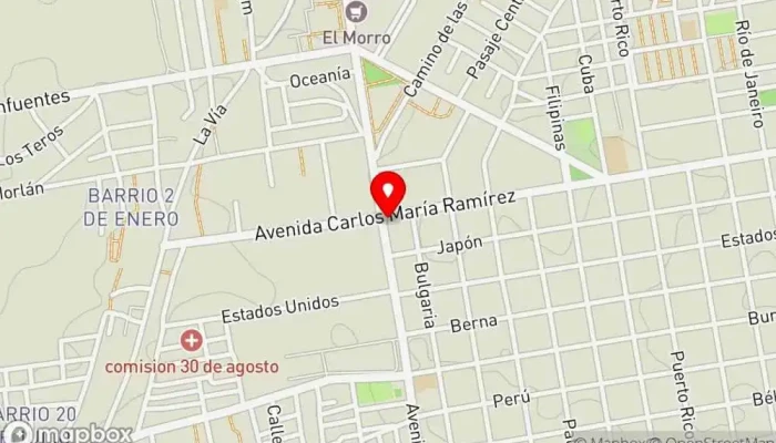 mapa de Pizza Lolo Pizzería en Montevideo