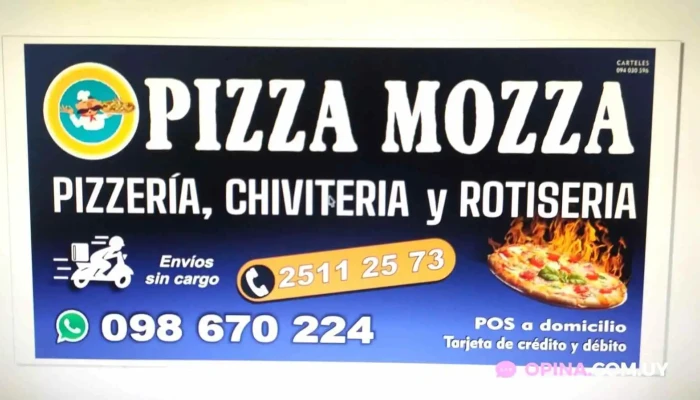 Pizza Mozza Punta De Rieles:  Menu - Pizzería