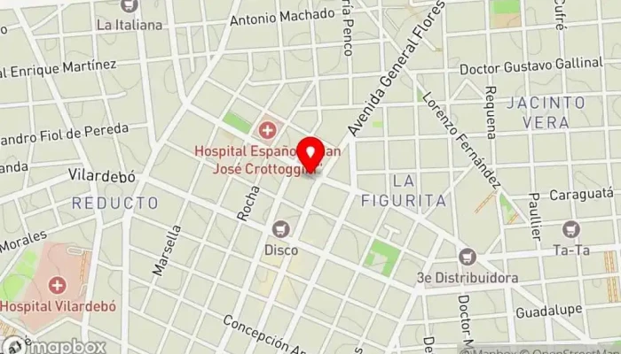 mapa de Pizza Mu Montevideo Pizzería en Montevideo