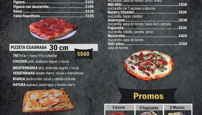 Pizza Riing:  Menu - Pizzería