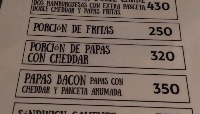 Pizzas Empanadas Y Algo Mas Menu