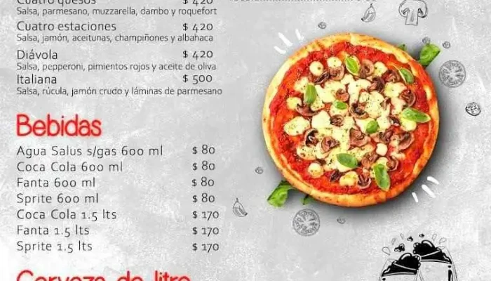 Pizzeria Doneze Menu