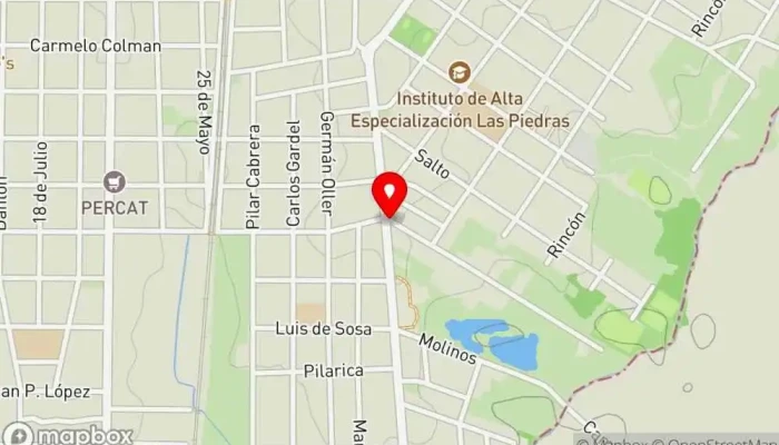 mapa de Pizzeria Lo De Ori Bar en Las Piedras