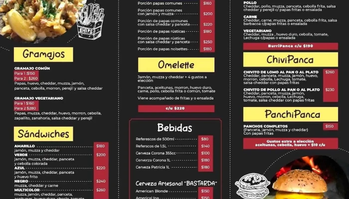 Pizzeria Los Panca Menu