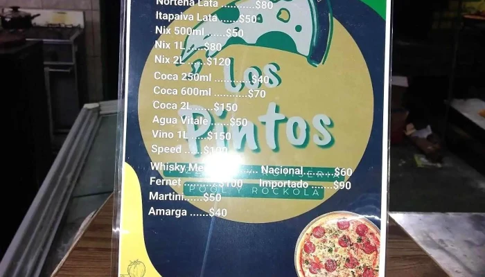 Pizzeria Los Pintos Menu - Bar