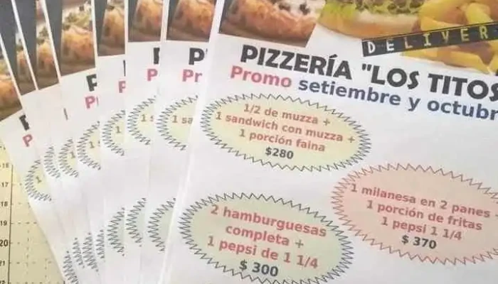 Pizzeria Los Titos:  Menu