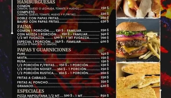 Pizzeria Lupez:  Menu - Pizzería