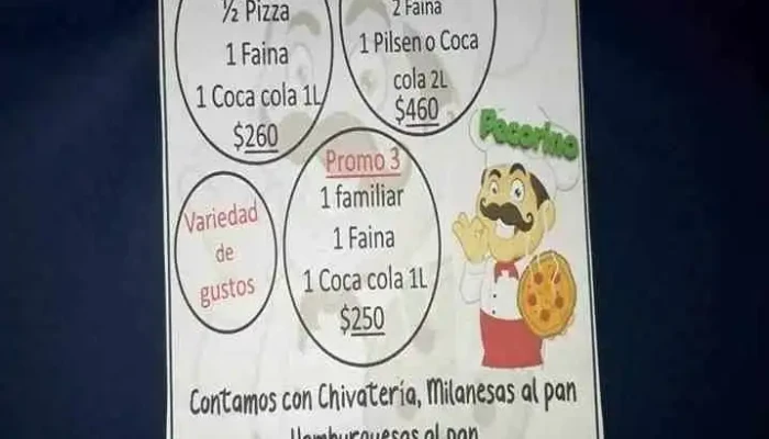 Pizzeria Pecorino:  Menu