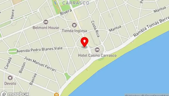 mapa de Pizzeria Popular - Rincón Nuestro Pizzería en Montevideo