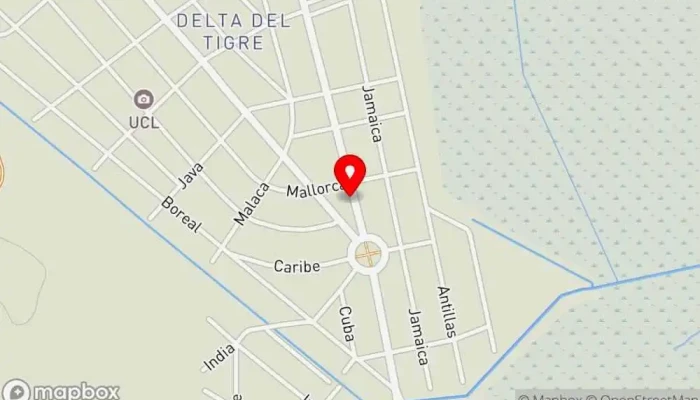 mapa de Pizzería Romanella´s Pizzería en Ciudad del Plata