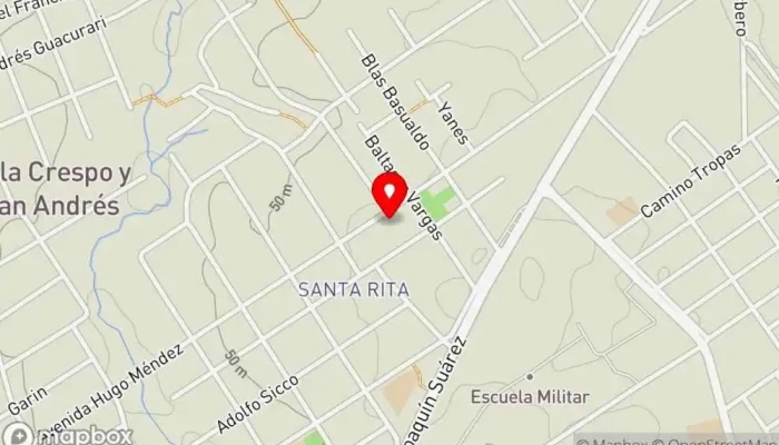 mapa de @pizzerialacapilla091540872 Pizzería en Villa Crespo y San Andrés