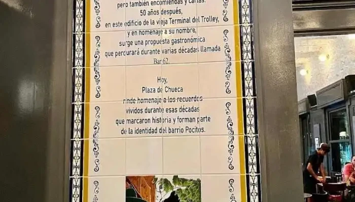 Plaza De Chueca:  Menu