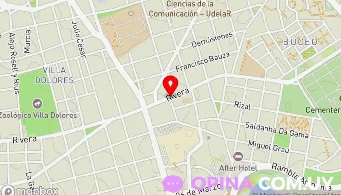 mapa de Podología Clínica, Montevideo,Uruguay Asesor médico en Montevideo