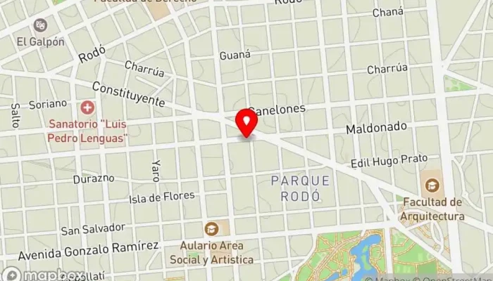 mapa de Poi Depü - Restaurante y Roneria Restaurante venezolano, Bar restaurante en Montevideo