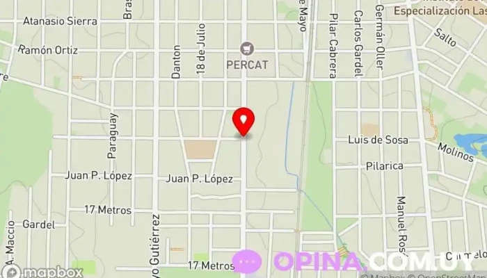 mapa de Policlinica Antelo Centro de salud en La Paz